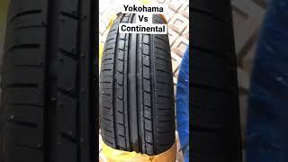 Continental VS Yokohama Japan  #almajeedtyre #yokohama #continental