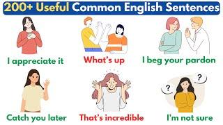 200+ Common English Sentences For Daily Life | Daily Use English Sentences