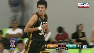 AFP Cavaliers’ Jerry Lumongsod shoots ball outside 3-point line