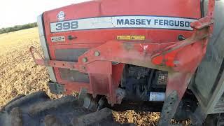 1996 Massey Ferguson 398 12/12 3.9 Litre 4-Cyl diesel Tractor (86HP) With Dowdeswell Plough