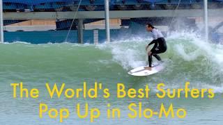 How the World's Best Surfers Pop Up (Slow Motion)