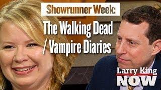 Showrunner Week Julie Plec and Scott M  Gimple | Sneak Peek | Larry King Now - Ora TV