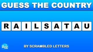 Guess The Countries In Oceania By Scrambled Letters - Quiz Guess The Country