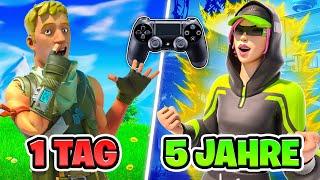 5 JAHRE FORTNITE ENTWICKLUNG auf CONTROLLER! 