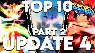 Top 10 Must Have Units In Anime Defenders Update 4 Part 2!