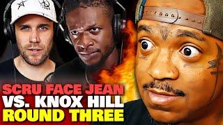 ROUND 3 IS CRAZY!!  | Scru Face Jean vs. Knox Hill (Both Disses) | Reaction