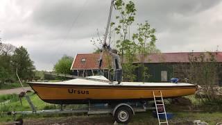 Mast rising system Home made