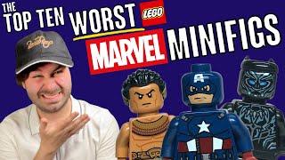 Top 10 WORST LEGO Marvel Minifigs EVER!