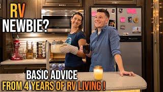 RV LIVING FOR BEGINNERS - The RV Basics You Should Know!