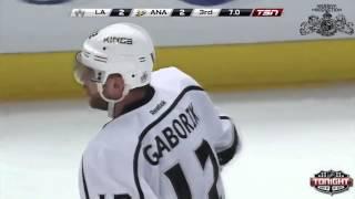 Marian Gaborik scores for 7 seconds left Game #1 LA Kings @ Anaheim Ducks