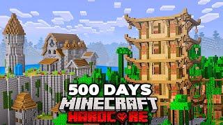 I Survived 500 Days in Hardcore Minecraft Survival! (FULL MOVIE)