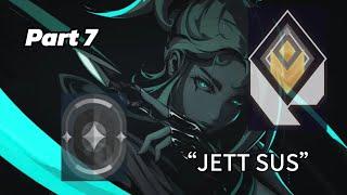 I quit my job to become a Valorant Pro! Jett is fx..cking SUS...! Part 7!