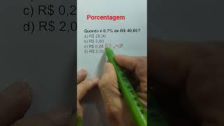 Porcentagem #matemática