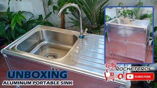 HOME IDEAS: UNBOX AND BUILT PORTABLE SINK