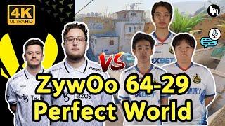 ZywOo (64-29) w/apEX vs Techno/Senzu/mzinho (Dust2) | Dec 2, 2024 #cs2 #pov