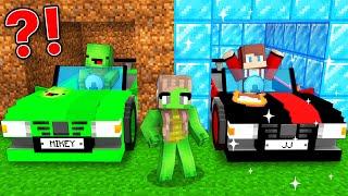 JJ and Mikey Super Cars Battle - Family Racing - Maizen Minecraft Animation