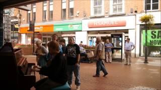 Un Deg Un Wrexham Luke Jones Pop Up Piano Performance