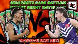 MASSIVE BOX HIT! FRIDAY NIGHT FOOTY CARD BATTLES #3 | 2024 AFL TEAMCOACH CARDS