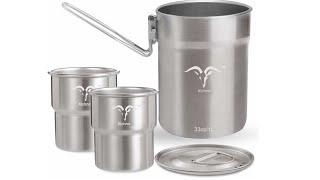 Xichno Stainless Steel Two Cup Cookset - It's Great!