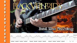 Black Veil Brides - Dead man walking (Guitar Solo Backing Track + TABS)