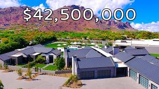 The MOST Expensive Home in Arizona! Secret Bunker, Man Cave, & Spa