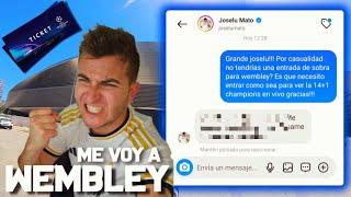 JOSELU ME INVITA A WEMBLEY  FINAL CHAMPIONS LEAGUE 2024: BORUSSIA DORTMUND vs REAL MADRID Londres