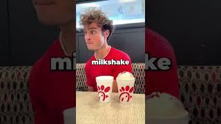 $2 MILKSHAKE VS CHICK-FIL-A  - #shorts