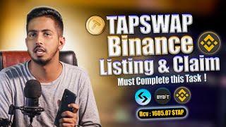 Tapswap Binance Listing | Tapswap Token Claim Update | tapswap important update