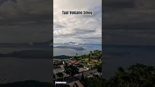 Taal Volcano Releasing Volcanic Smog @WilMieVlogs