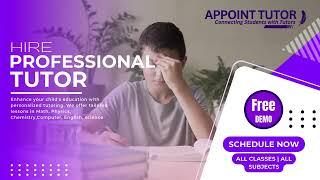 Hire A PRofessional Tutor