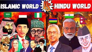 Muslim World vs Hindu World Comparison | Islamic World vs Hinduism World