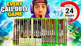We Played EVERY CALL OF DUTY in 24 Hours..