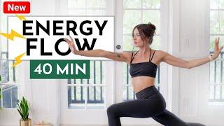 40 Min Energizing Yoga Flow - Full Body Vinyasa Yoga Class