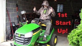 John Deere First Start Up + Suzuki Boulevard and Ryobi Generator Cold Starting