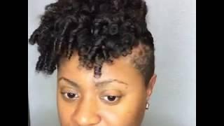 New Orleans Natural Hair Stylist Strawberricurls //Updo On 4A Natural Hair with @NaturallyGlam