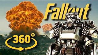 VR 360° Fallout | Nuclear Destruction of a Major City in VR | Atomic Booming 360° 4K VR Movie