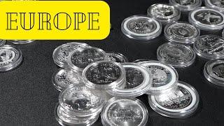 European Silver Coins: Beautiful bullion coins YOU need for your silver stack/collection!  @apmex ​