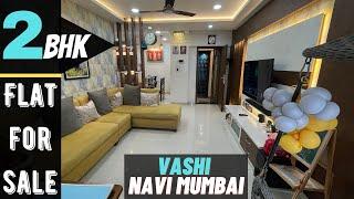 Lavish 2BHK Flat for Sale | Vashi Navi Mumbai |Fully Furnished+ Modern Interior | Contact:8169118084