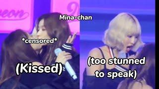 momo’s reaction on nayeon *accidentally* kissed sana on lips