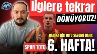 İVMEYİ KAYBETMEDEN... 6. Hafta Spor Toto Tahminleri | Atistics TV #TuttoLig