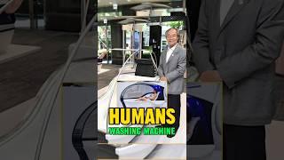 Japan Launch Human Washing Machine   #shorts