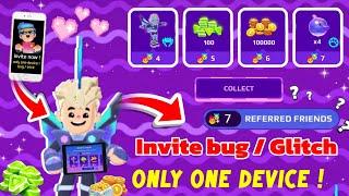 How to Get Free friend Invite Referral Reward Using One deviceIn PK XD || New Trick / Bug #pkxd