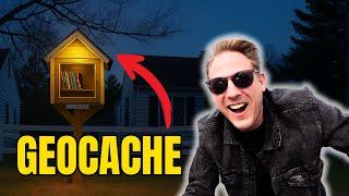 YOU WON'T BELIEVE WHAT IS IN THIS LITTLE FREE LIBARY'S ATTIC! house   #geocaching