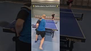 How to humiliate defenders #pingpong #tabletennis