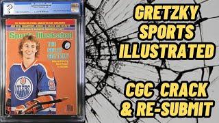 Wayne Gretzky First Sports Illustrated Cover - CGC Crack & Re-Submit