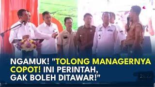 GEGER.. AMRAN MENTERI PERTANIAN COPOT MANAGER PUPUK DIATAS PANGGUNG, KARENA GA BECUS KERJA