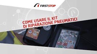 Come usare il kit di riparazione pneumatici