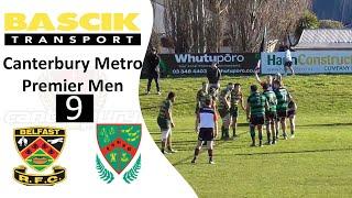 Canterbury Metro Premier Men's Rd9 - Linwood vs Belfast