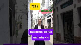 Nhà Bình Thạnh - hẻm xe hơi Hoàng Hoa Thám #buikimkhoa #bannhabinhthanh #bannhaphunhuan