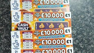 New £1   cash vault jewel  scratch cards £13 in play